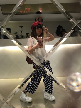 「BellyButton（ベリーボタン）のアイテム（その他シューズ）」を使った、韋耀婷Pinky小兔喵さん（レディース・158cm）の春コーディネート