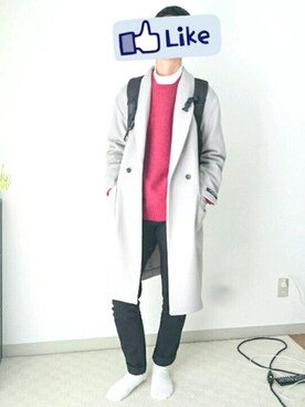 つっきーさん（メンズ・183cm）の秋コーディネート