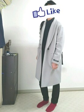 つっきーさん（メンズ・183cm）の秋コーディネート