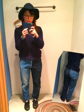 ぼくえくぼさん（レディース・157cm）の冬コーディネート