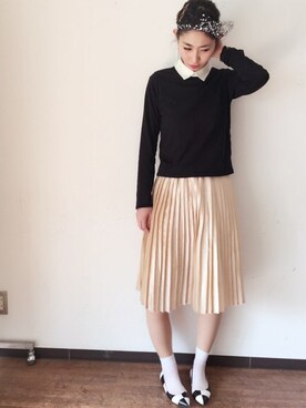 「おめかしコーデ」｜kanaさん（レディース・170cm）の春コーディネート