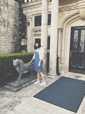 「Passportのアイテム」を使った、peilさん（レディース・164cm）の春コーディネート