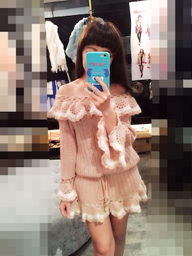 「TAIPEI」｜「アイテム（チュニック）」を使った、SHiNY SPOさん（レディース・156cm）の冬コーディネート