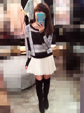 「DRWCYS（ドロシーズ）のアイテム（ブーツ）」を使った、SHiNY SPOさん（レディース・155cm）の冬コーディネート