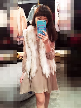 「TAIPEI」｜「アイテム（チュニック）」を使った、SHiNY SPOさん（レディース・155cm）の冬コーディネート