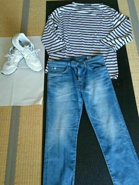 「EDWIN（エドウィン）のアイテム（その他）」を使った、真田丸のプーさんさん（メンズ・170cm）の春コーディネート