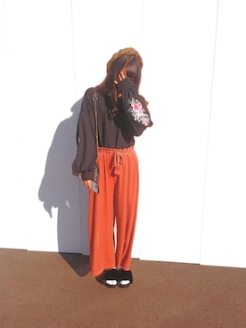 「iFace（アイフェイス）のアイテム（その他）」を使った、くもんさん（レディース・160cm）の秋コーディネート