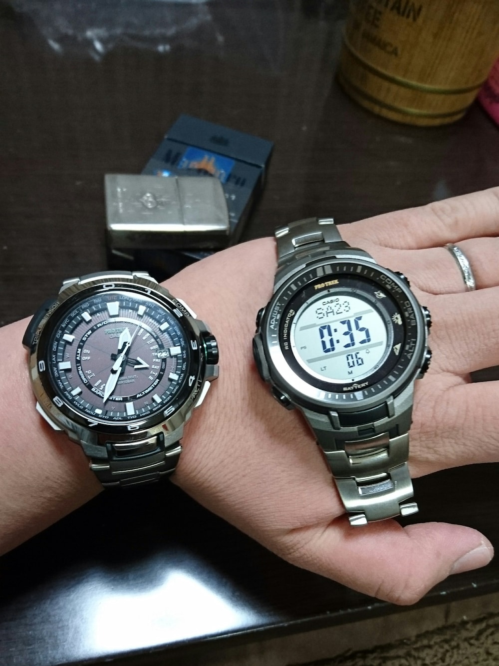 CASIO カシオ PROTREK プロトレック PRW-3000T 電波ソーラー 風防  
