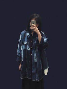 「MONKI（モンキ）のアイテム（その他アウター）」を使った、Mさん（レディース・160cm）の秋コーディネート