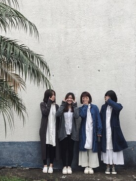 「stradivarius（ストラディバリウス）のアイテム（デニムジャケット）」を使った、Mさん（レディース・160cm）の秋コーディネート
