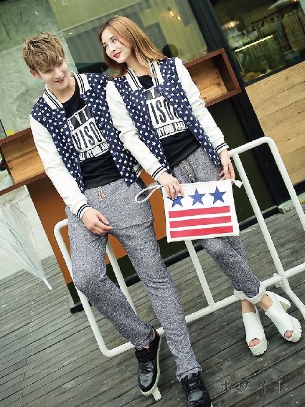 その他のスタジャンを着用したメンズの冬コーディネートの1枚目の写真