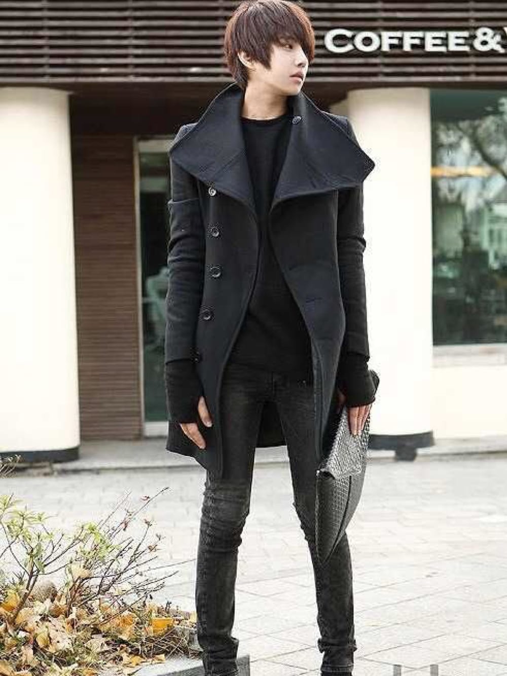 その他のスタジャン、その他のスタジャン、その他のデニムパンツを着用したメンズの冬コーディネートの1枚目の写真