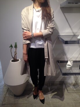 「ASTRAET（アストラット）のアイテム（その他アウター）」を使った、mizuguchi ayaeさん（レディース・168cm）の冬コーディネート