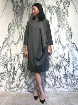 「ASTRAET（アストラット）のアイテム（ワンピース/ドレス）」を使った、mizuguchi ayaeさん（レディース・168cm）の秋コーディネート