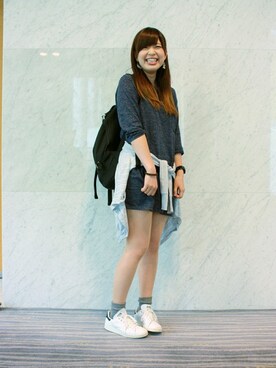 Right-on 店舗スタッフさん(レディース・167cm)の秋コーディネート