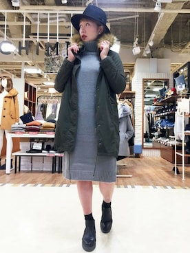 「CHIME（チャイム）のアイテム」を使った、Right-on 店舗スタッフさん（レディース・160cm）の秋コーディネート