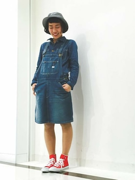 Right-on 店舗スタッフさん(レディース・162cm)の春コーディネート