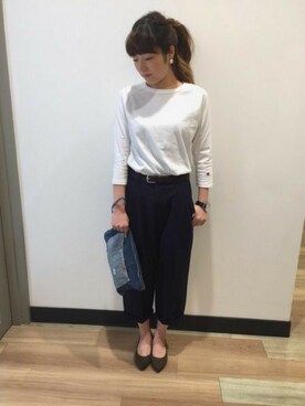 Right-on 店舗スタッフさん(レディース・158cm)の春コーディネート