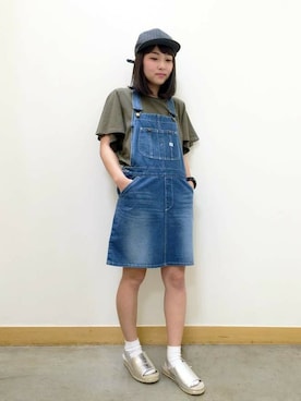 Right-on 店舗スタッフさん(レディース・158cm)の夏コーディネート