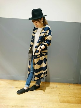 Right-on 店舗スタッフさん（レディース・145cm）の秋コーディネート