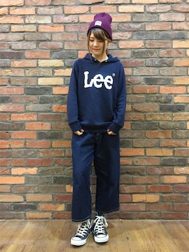 Right-on 店舗スタッフさん(レディース・157cm)の秋コーディネート