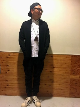 Right-on 店舗スタッフさん（レディース・177cm）の秋コーディネート