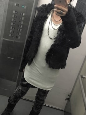 「KMRii」｜「アイテム（その他アウター）」を使った、ゆうさん（メンズ・170cm）の秋コーディネート