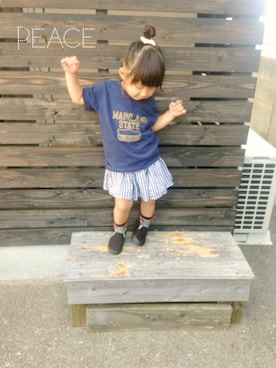 yuunaさん（キッズ・90cm）の夏コーディネート