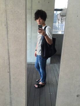 ひかるさん（メンズ・166cm）の夏コーディネート