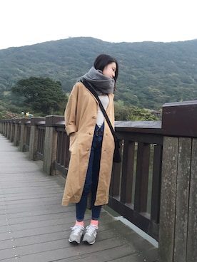 「JOURNAL STANDARD（ジャーナルスタンダード）のアイテム（その他アウター）」を使った、木子さん（レディース・158cm）の春コーディネート