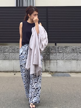 「フィルメランジェ」｜tomoさん（レディース・153cm）の夏コーディネート