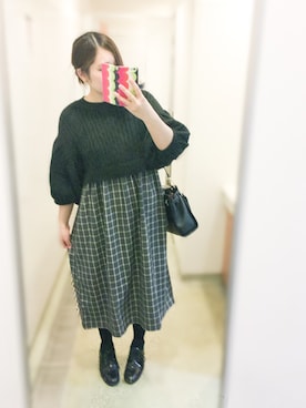 小鳥遊めるさん（レディース・161cm）の秋コーディネート