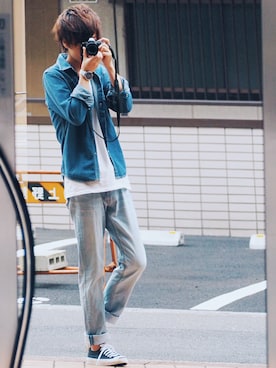 げんじさん（メンズ・175cm）の夏コーディネート