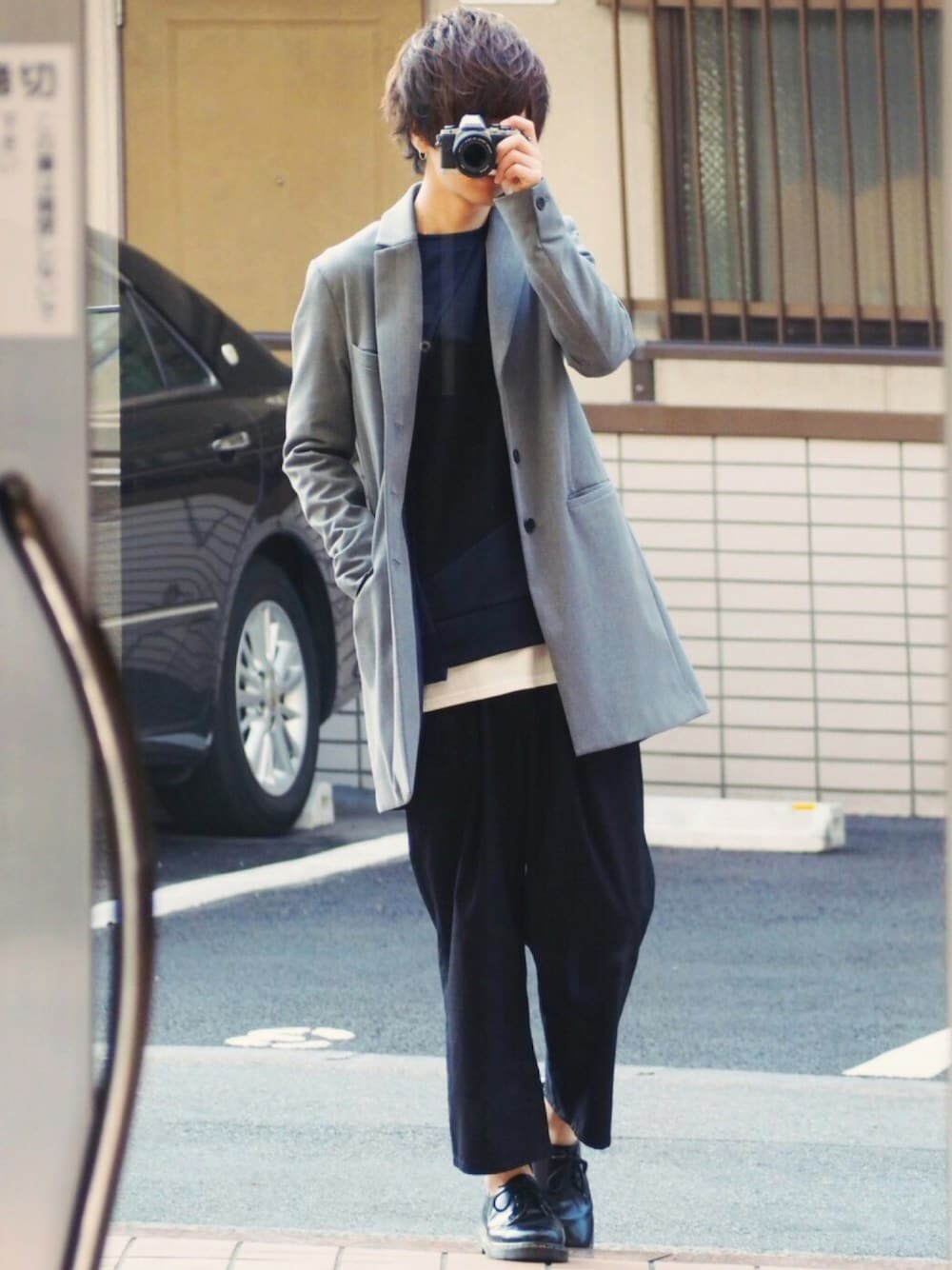 げんじ｜STUDIOUSのチェスターコートを使ったコーディネート - WEAR
