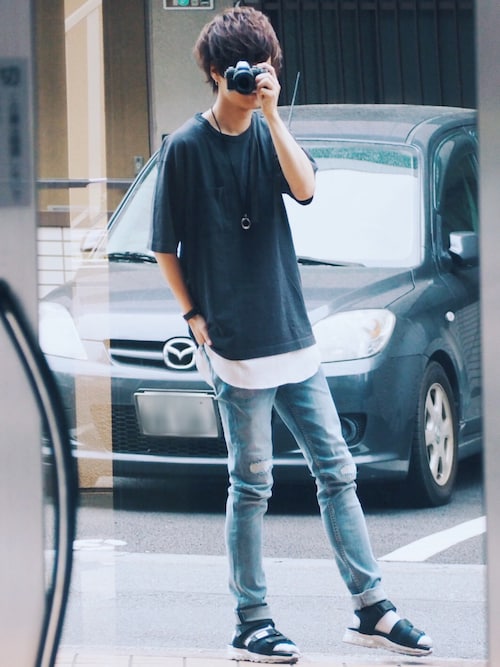 げんじ Monkey Timeのtシャツ カットソーを使ったコーディネート Wear