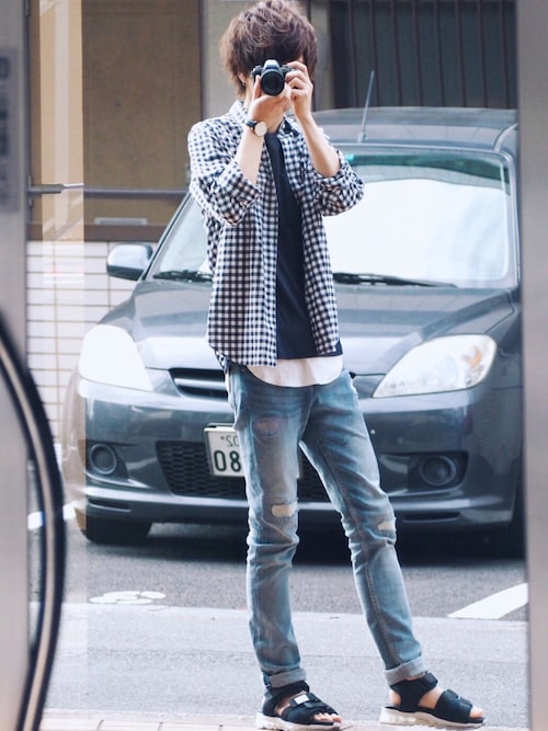 げんじ Beauty Youth United Arrowsのシャツ ブラウスを使ったコーディネート Wear