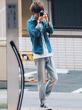 げんじさん(メンズ・175cm)の夏コーディネート