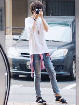 げんじさん（メンズ・175cm）の夏コーディネート