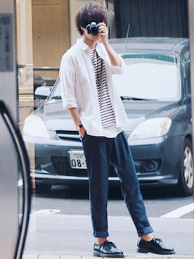 げんじさん（メンズ・175cm）の夏コーディネート