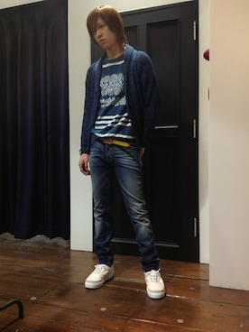 「SOLIDO（ソリード）のアイテム（トップス）」を使った、B'2nd 二子玉川さん（メンズ・175cm）の春コーディネート