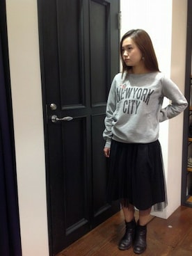 B'2nd 二子玉川さん(レディース・155cm)の冬コーディネート