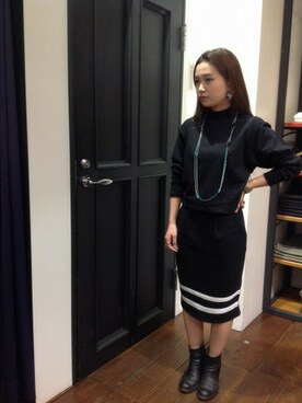 「B'2nd（ビーセカンド）のアイテム（ワンピース/ドレス）」を使った、B'2nd 二子玉川さん（レディース・155cm）の冬コーディネート