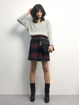 ちゃら(永安いずみ)さん(レディース・173cm)の冬コーディネート