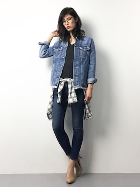 ちゃら(永安いずみ)さん(レディース・173cm)の冬コーディネート