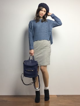 ちゃら(永安いずみ)さん（レディース・173cm）の冬コーディネート