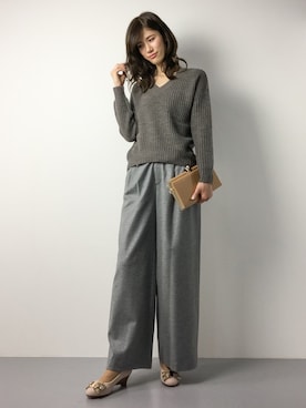 ちゃら(永安いずみ)さん(レディース・173cm)の冬コーディネート