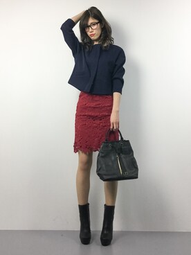 ちゃら(永安いずみ)さん(レディース・173cm)の冬コーディネート