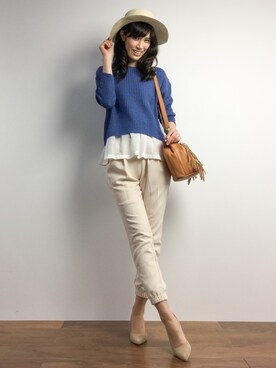 ちゃら(永安いずみ)さん(レディース・173cm)の春コーディネート