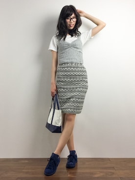 「MULLER（ミューラー）のアイテム」を使った、ちゃら(永安いずみ)さん（レディース・173cm）の春コーディネート