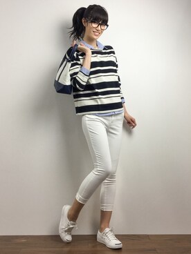 「MULLER（ミューラー）のアイテム」を使った、ちゃら(永安いずみ)さん（レディース・173cm）の春コーディネート